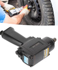 Heavy Duty Pneumatic Air Impact Wrench 1/2 Drive 520Nm Torque Alloy Steel Double Hammer Construction in use removing lug nuts.
