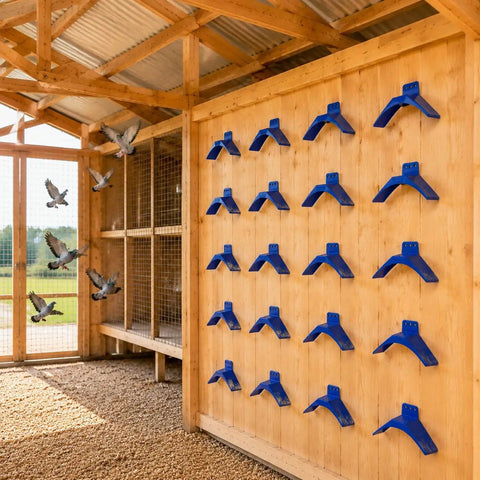 20 Pcs Dove Rest Stand Set Lightweight Plastic Bird Perches For Pigeons And Parrots Durable Dwelling Frame Cage Accessory Ideal For Play And Rest In Your Aviary