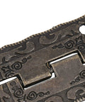 Close-up of antique bronze hinge detail, part of Antique Bronze Box Hinges 10 Pack Built To Last Tough As Nails Heavy Duty Iron Construction