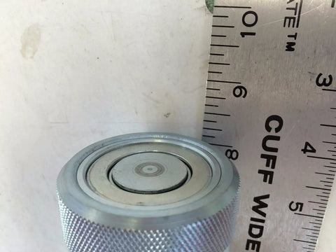 Rock Solid One Inch Female NPSF Quick Coupling Female Coupler with steel body, measuring dial, and 3000 PSI pressure rating.