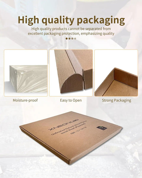 High-quality packaging for Smooth As Butter 12 Pack Basswood Sheets 12 By 12 Inches By 1/8 Inch Thick featuring moisture-proof protection.