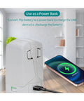 Two-Way Charging Hub For Flip Drones with smartphone charging feature shown in home setting