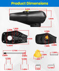 Product dimensions of All In One Foot Control Repair Kit For Fortrex And Maxxum Trolling Motors With Top Cover Bottom Base Gears.