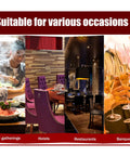 Scenes of family gatherings, hotel and restaurant dining, and banquets, suitable for 10mm Tempered Glass Lazy Susan use on tables.
