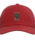 Cool Machinist Tools Vise Gauge Square Men Gifts Adjustable Printed Red Baseball Hat Fit CNC Workers And Hobbyists Classic Five Panel Cap with gear design.