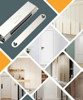 4 Pack Heavy Duty Magnetic Cabinet Door Catches With 90Lb Hold Stainless Steel Strong Magnetic Latch for various large doors