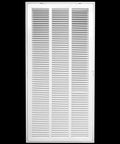 Beefy Return Air Grille For 18 By 36 Duct Opening With Steel Frame, Ready For 1 Inch Filters, Fixed Hinged Door, Flat Stamped Vent Cover