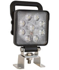 4 Inch Square LED Flood Light With Switch And Handle For Off Road Use Beefy Wide Flood Beam For Work Trucks Trailers ATVs And UTVs 1710 Lumens IP67 Waterproof Clear Beam