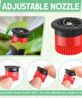 16 Pack Adjustable Arc Sprinkler Nozzles Easy Install High Efficiency Replacement Pop Up Heads For Rain Bird Hunter Orbit Sprinklers