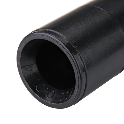 Close-up of Rain Drip R345CT 5/8-inch plastic compression coupling for drip irrigation