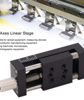 10mm Stroke Linear Stage With Dovetail Groove Guide 20x20mm Fine Tuning Linear Sliding Table For CNC Routers DIY Projects Optical Alignment Stepper Motor Compatible Stable Aluminum Alloy Build Pro Grade Silent Durable