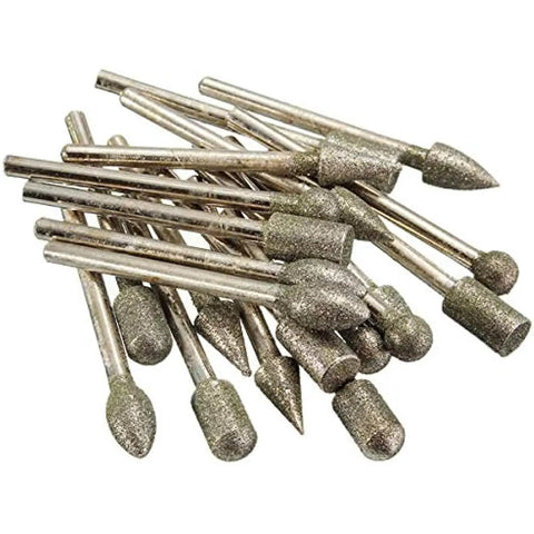 Premium 3Mm Shank Emery Grinding Wheels 20 Piece Set For Dremel And Rotary Tools, heavy duty emery wheels for metalwork.