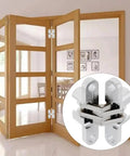 180 Degree Zinc Alloy Concealed Hinge For Folding Doors And Hidden Doors With Screws Heavy Duty Built To Last Rust Resistant