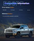 Compatibility details for Toyota Sienna 3.0L Hydraulic Power Steering Rack And Pinion Assembly Replacement 1998-2003.