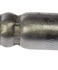 Close-up of front passenger side brake hydraulic hose for Chevy and GMC vehicles replacement direct fit no fuss easy install.
