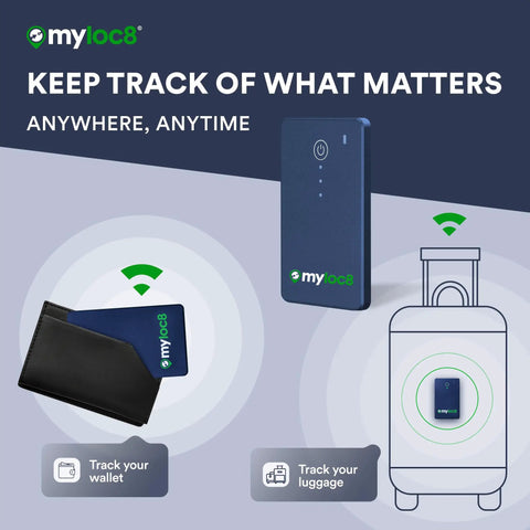 Keep Your Luggage Locked With This Slick Gps Tracker Tsa Approved Smart Tag For Suitcases Real Time Location Pings And Bag Open Alerts Long Battery Life Phone Ready Travel Essential displayed with wallet and suitcase.