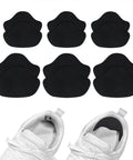 Self Adhesive Heel Patches For Sneakers And Boots, 6 Pairs Thin Microfiber Leather Repair Patches To Fix Holes And Wear