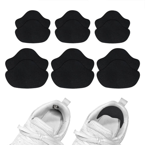 Self Adhesive Heel Patches For Sneakers And Boots, 6 Pairs Thin Microfiber Leather Repair Patches To Fix Holes And Wear