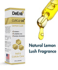 At Home Cuticle Care Kit With Citrus Scented Remover 8oz Cuticle Oil 2oz And Metal Pusher Tool product detail with lemon oil