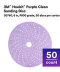 Pro Grade 6 Inch 800 Plus Grit Dust Extracting Sanding Discs Pack Of 50 With Multi Hole Pattern For Automotive Sanding Long Lasting
