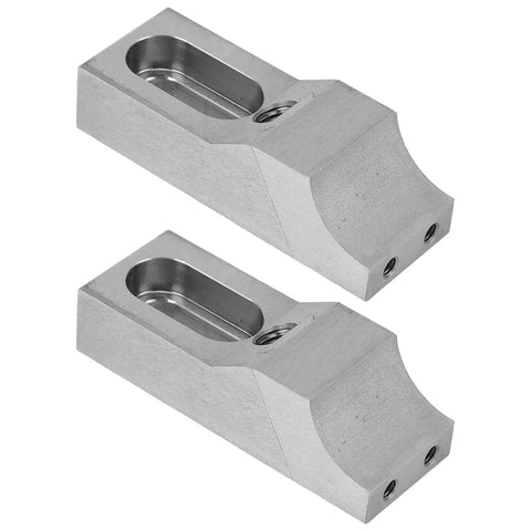 Two Piece S136H Die Steel Low Profile Side Clamp Vise Set With 20mm Height Lateral Clamping Kit For Milling CNC