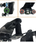 Sliding Door Roller Kit With Metal Bearings For Power Sliding Doors Left Driver Side And Right Passenger Side Compatible With Honda Odyssey 2005 2010 Replacement Center Pair With Plastic, showing close-up of metal bearings and plastic components