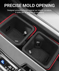 Lexus TX Cup Holder Insert For 2024 2025 2026 Models Silicone Center Console Sleeve shown installed in vehicle