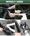 Portable Bike Repair Tool Kit With Reversible Ratcheting Driver And 8 Interchangeable Bits in use on bicycle parts