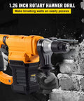 Beast 1500W Hammer Drill Rotary Hammer With 3 Modes For Hammering Drilling And Chiseling Concrete SDS Plus Tool in action