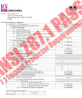 ANSI Z87.1 pass certificate overlayed on laboratory report for Anti Fog Motorcycle Riding Goggles For Powersports And Outdoor Adventures