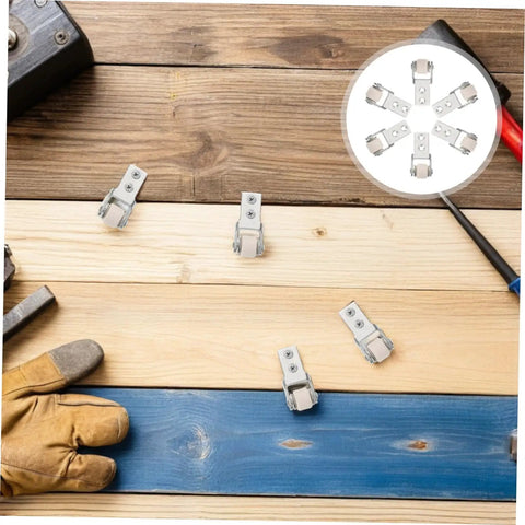 Set Of Six Premium Nylon Sliding Door Rollers With Cabinet Track Pulleys For Wardrobe Wheel Replacement Delivering No Sweat Setup Plus Hella Smooth Glide on wood surface with tools.