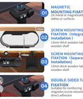 Installation methods for Under Desk Headphone Stand With Magnetic Mount For Arctis Nova Pro Wireless And Arctis Pro Wireless Nova
