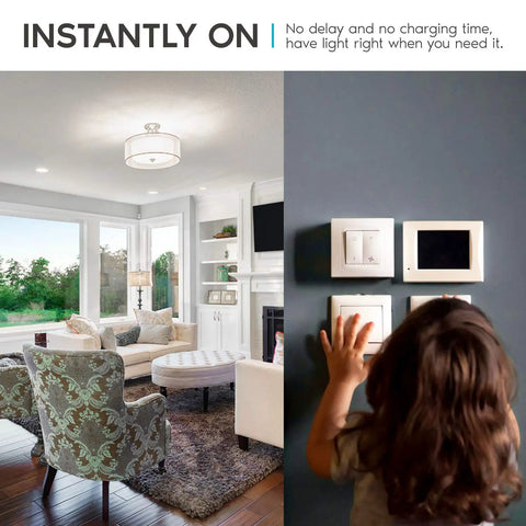 Living room lit by A19 LED Bulb 75W Equivalent 1100 Lumens 4000K Cool White Dimmable 11W Enclosed Fixture Rated Energy Star
