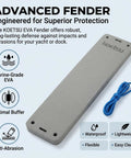 Premium EVA Foam Docking Cushion Protector For Boats And Yachts Water Resistant Guard For Sides Docks And Mooring
