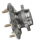 Front Wheel Bearing Hubs 2Pc Assembly For 2009 2010 2011 2012 Chevrolet Colorado And GMC Canyon 4x4 Includes Left And Right Hubs 6 Bolt ABS Encoder Replacement Kit For Reliable Street And Trail Performance, close-up view of hub assembly