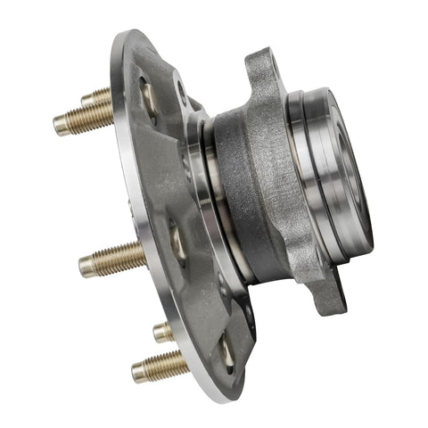 Front Wheel Bearing Hubs 2Pc Assembly For 2009 2010 2011 2012 Chevrolet Colorado And GMC Canyon 4x4 Includes Left And Right Hubs 6 Bolt ABS Encoder Replacement Kit For Reliable Street And Trail Performance, close-up view of hub assembly