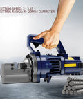 Hot Hydraulic Rebar Cutter 1350W Powerhouse Slicing Through #6 And Up To 3/4 Inch Steel Rods With Effort Compact Design For Easy Carrying On Job Sites