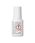 Back view of Brush On Nail Glue For Press On Nails 5G, Fast Drying, Strong Hold Bond For Repairs, safety warnings visible
