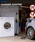 Legit Game Changer Nema 10 30P To 14 50R Adapter Cord For Instant Level 2 EV Charging, 30 Amp Dryer Plug, 12 inch length.