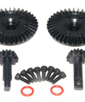Traxxas E-Revo Diff Spiral Bevel Ring Gear Kit For 1/10 Summit RC Car Steel Front And Rear Differential Upgrade 5379X 13-37T Black