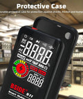 Smart Digital Multimeter 9999 Counts Pocket Voltmeter Rechargeable With Color LCD Display in protective case