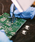 Two Pack Millimeter Sensor Probes For Industrial Use With Precision Distance Measurement And Obstacle Detection, Rugged Iron Build For Easy Installation, Open Ended Short Needle Transceivers For Positioning And Maintenance on PCB