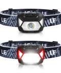 Super Bright Led Headlamp Two Pack With Awesome Lighting Modes Waterproof And Lightweight Battery Powered Headlight