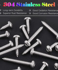 Built Tough Top Shelf Size 10 X 1 Inch Button Head Torx Security Screws Tamper Resistant Sheet Metal Fasteners With T25 Bit 304 Stainless Steel Rustproof Heavy Duty Hardware DIY Repairs scattered on a surface.
