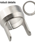 Transfer Center Aligner Punch Set Hardened Steel Pin Tool For Metalworking Hole Alignment 2 Piece Kit close-up detail