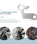 Alloy Mountain Bike Rear Derailleur Hanger With Screws Rust Proof Gear Mech Hook Universal Fit For Most Mountain Bikes