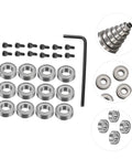12 Piece Router Bit Bearing Replacement Accessory Kit With Top Mounted Ball Bearings For Router Bits, Double Shielded Design