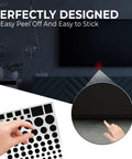 LED Dimming Stickers for Sleep Friendly Light Reduction, Adhesive Light Filters on TV, easy peel-off sheet with hand