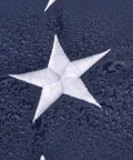 Close-up of embroidered star on 5x8 Ft US Flag For Outdoor Use High Wind With Embroidered Stars And Sewn Stripes Brass Grommets Built To Last In Any Weather UV Protected Water Resistant Weatherproof Durable Outdoor Flag