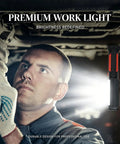 Mechanic using Go To Rechargeable LED Work Light With Magnetic Base And Hanging Hook Portable Waterproof All Purpose Flashlight For Car Repair